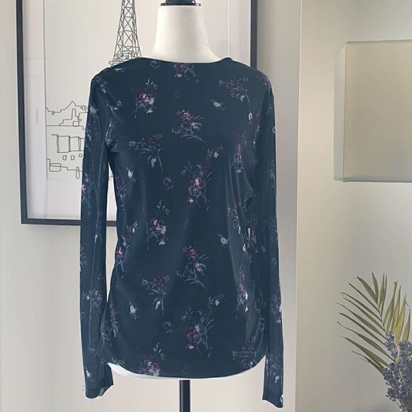 💙💚Printed micro-mesh tee - Picture 2 of 7